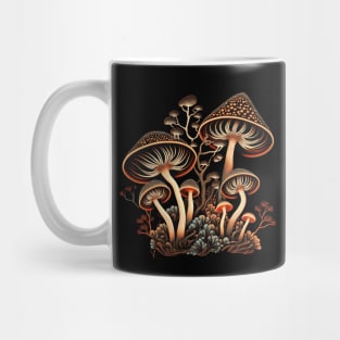 Cottagecore Psychedelic Magic Mushrooms Mug